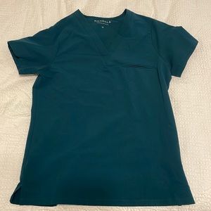 Mandala one pocket scrub top